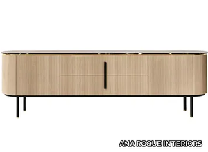 FOZ - Wooden sideboard with doors and drawers _ ANA ROQUE INTERIORS