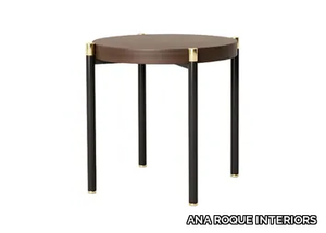 JOANNE - Round wooden coffee table _ ANA ROQUE INTERIORS