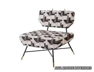 LYN - Fabric easy chair _ ANA ROQUE INTERIORS