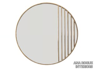 LUNA - Round framed metal mirror _ ANA ROQUE INTERIORS