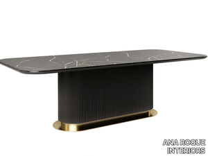 MEMOIRE - Rectangular marble table _ ANA ROQUE INTERIORS