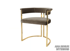 NORMA - Fabric chair open back _ ANA ROQUE INTERIORS