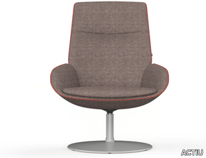 NOOM 20 - Fabric armchair with armrests _ ACTIU