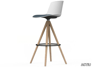 NOOM - High stool with integrated cushion _ ACTIU