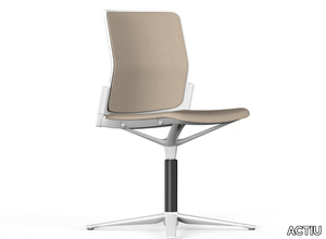 URBAN PLUS - Upholstered office chair with 4-Spoke base _ ACTIU