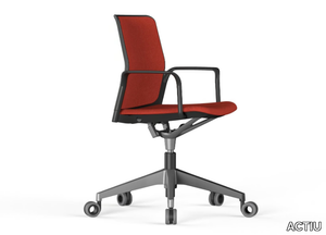 URBAN PLUS - Office chair with armrests with 5-Spoke base _ ACTIU