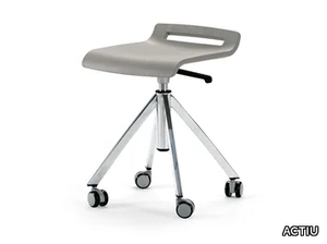 MIT - Stool with castors height-adjustable _ ACTIU