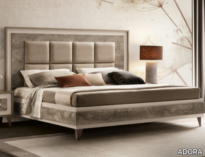 AMBRA - Wooden and fabric bed _ ADORA