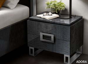 MODERNA - Bedside table with drawers _ ADORA