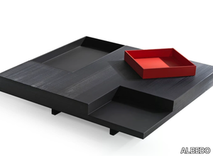 N.Y. - Low square wooden coffee table _ ALBEDO