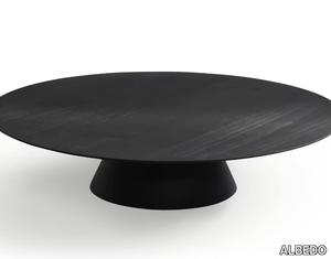 ISOLE - Low round larch coffee table _ ALBEDO