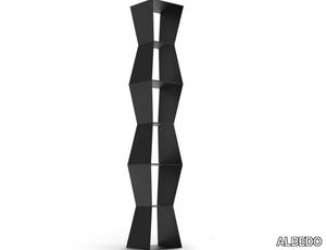 TULA - Freestanding Painted steel bookcase _ ALBEDO