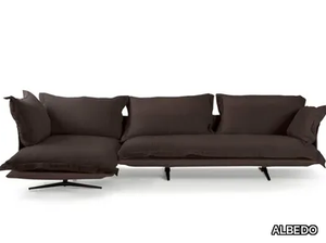 MODEL - 3 seater fabric sofa with chaise longue _ ALBEDO