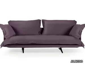 MODEL - 3 seater sled base fabric sofa _ ALBEDO