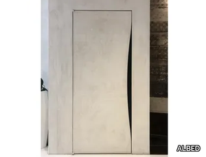 BLOW - Hinged flush-fitting wooden door _ ALBED