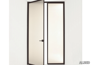 QUADRA - Hinged glass door without frame _ ALBED