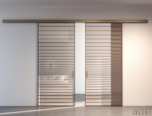 RI-TRAIT 8B - Glass and aluminium door _ ALBED