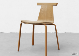 ATAL - Stackable wooden chair _ ALKI