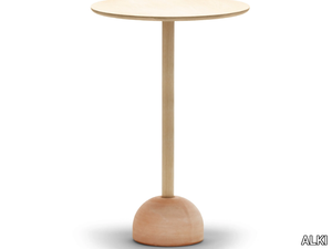 LUR - Round oak high table _ ALKI