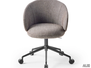 POTTOLO - Swivel height-adjustable fabric office chair _ ALKI