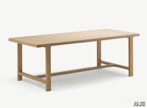 EMEA - Rectangular oak table _ ALKI