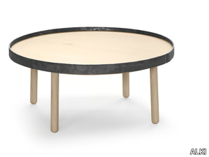 EGON - Round wooden coffee table _ ALKI