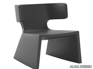 MEG - Polyethylene armchair with armrests _ ALMA DESIGN