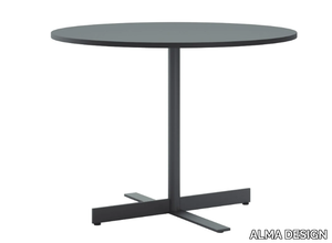 PEOPLE - Round steel table _ ALMA DESIGN