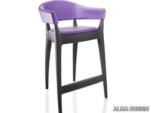 JO - STOOL - Polyethylene stool with armrests _ ALMA DESIGN