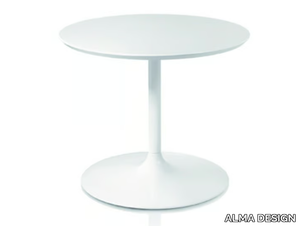 MALÈNA - Round laminate coffee table _ ALMA DESIGN