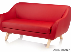 X BIG TOO - Leather small sofa _ ALMA DESIGN