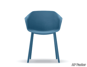 CLINTON - Polypropylene reception chair with armrests _ AP Factor