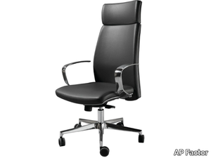 MISSISSIPPI - Office chair with castors with 5-Spoke base _ AP Factor