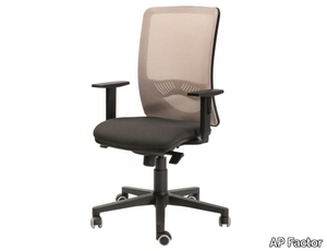 CODY - Height-adjustable mesh office chair with armrests _ AP Factor