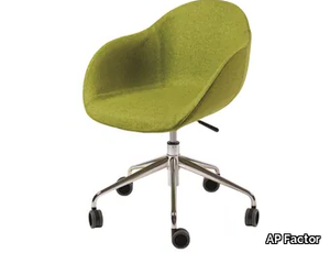 PHILADELPHIA - Height-adjustable fabric office chair with 5-Spoke base _ AP Factor