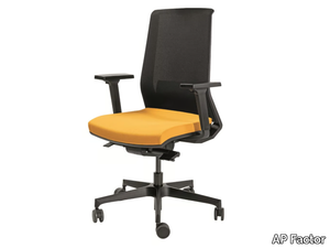 SEATTLE - Height-adjustable mesh office chair with armrests _ AP Factor