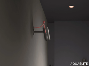 KINO - Wall-mounted stainless steel overhead shower with built-in lights _ AQUAELITE