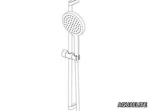 KINO - ABS shower wallbar with hand shower _ AQUAELITE