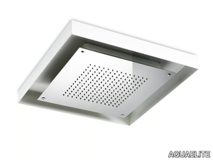 MODULA - Ceiling mounted stainless steel rain shower _ AQUAELITE