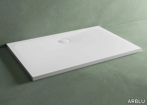 RAPID - Rectangular ceramic shower tray _ ARBLU