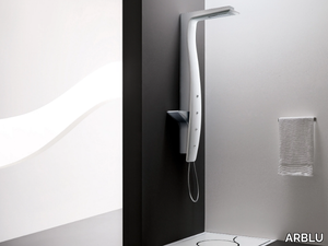 DUNA - Wall-mounted shower panel with overhead shower _ ARBLU