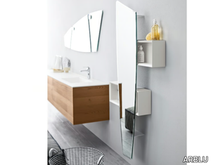 FORMA - Wall-mounted mirror with cabinet _ ARBLU