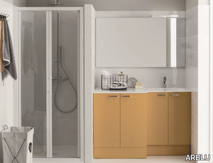 Laundry room cabinet with hinged doors - Laundry room cabinet with hinged doors for washing machine _ ARBLU