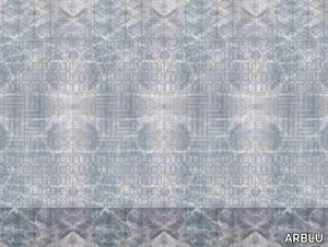 TOE - Geometric textile effect wallpaper _ ARBLU