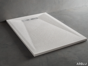 TRENDY LINE - Rectangular Pietrablu® shower tray _ ARBLU