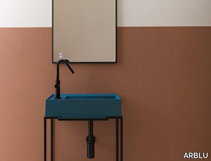 TUBY ANIMÈ - Floor-standing vanity unit with mirror _ ARBLU