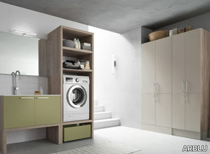 Tall laundry room cabinet - Tall laundry room cabinet for washing machine _ ARBLU