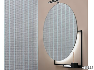 ALLEGRO - Oval bathroom mirror with shelf _ ARBLU