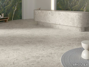 ULTRA FRAGMENTA - GRIGIO LUMINOSO - Porcelain stoneware wall/floor slabs with stone effect _ ARIOSTEA