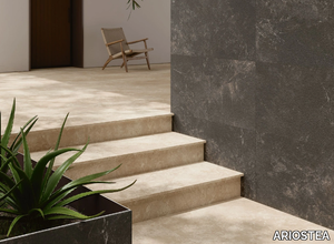 CM2 TWIN.S - ANISE - Porcelain stoneware outdoor floor slabs with concrete effect _ ARIOSTEA